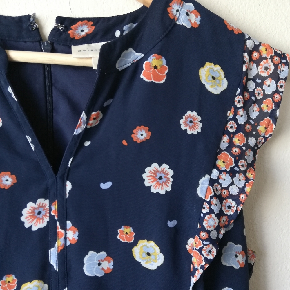Maison Jules Size 10 Floral Dress - Picture 4 of 14